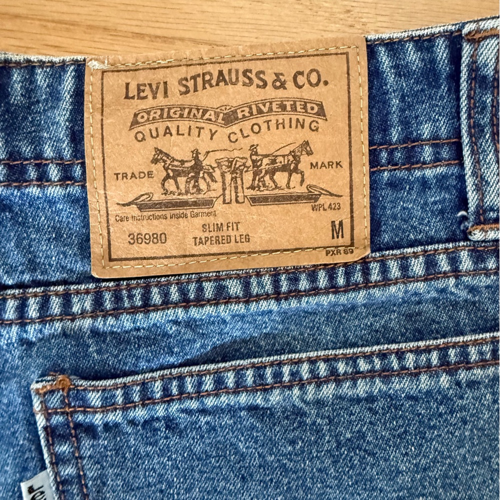 Vintage Levi’s Size 10 Denim Skort 90s - Picture 6 of 6